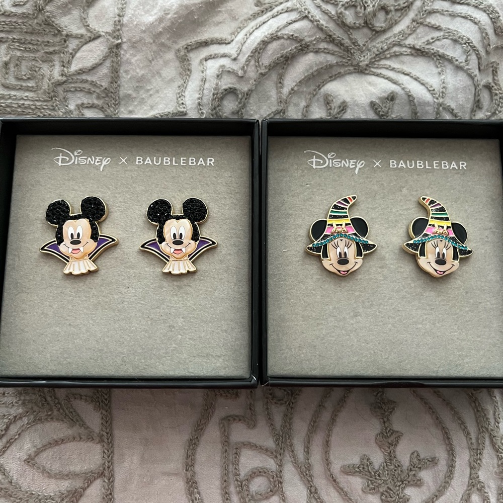 Baublebar Disney Mickey and Minnie Halloween Earrings